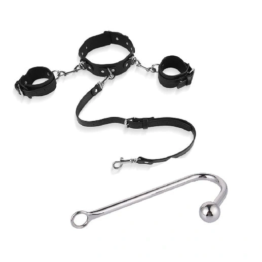 Anal Collar 5334 Cuffs with and Hook Beaded Elegant 0216